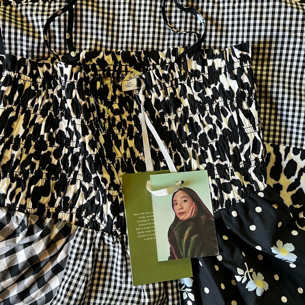 Sandy Liang Poplin patchwork Dress - Picture 8 of 11